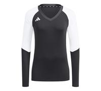 adidas Women's Volleyball Quickset Long Sleeve Jersey, Black, XL