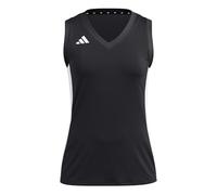 adidas Women's Volleyball Quickset Sleeveless Jersey, Black, XL Tall