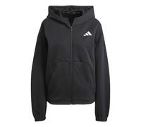 adidas Womens W Fi Sl FulL-Zipullover Hoody in Black - Size 14 UK