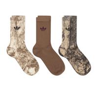 Adidas Women's W Tie Dye Socks Utility Black/Off White/Earth Strata XL