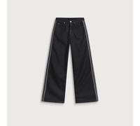 Adidas Women's Wide Leg Denim Pant True Black Denim 25"