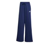 adidas Women's Women 3-Stripes Fleece Wide Pant, Dark Blue, L