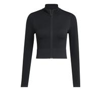 adidas Womens Workout Essentials Full Zip Knit Jacket Outerwear Long Sleeve