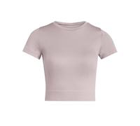 adidas Women's Workout Essentials Knit Baby Tee, preloved fig, XS
