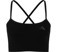 adidas Women's Workout Essentials Knit Light Support Bra, Black, S