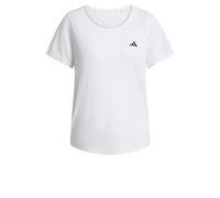 adidas Women's Workout Essentials Scoop Neck T-Shirt, White, L