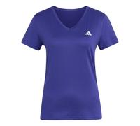adidas Women's Workout Essentials V-Neck Shirt, Pure Purple, L