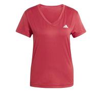 adidas Women's Workout Essentials V-Neck T-Shirt, Active Maroon, L