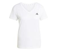 adidas Women's Workout Essentials V-Neck T-Shirt, White, M