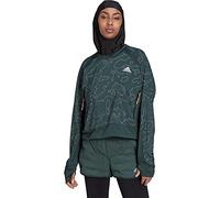 adidas Women's X-City Running Crewneck Jacket, Black, S