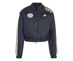 adidas Women's X Farm Rio Bomber Coat, black/cream white, S