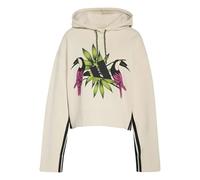 adidas Women's x FARM RIO HOODIE, Crystal Linen/black, M