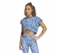 adidas Women's x Farm Rio Training Tank TOP, Dark Marine/Talc/White, L