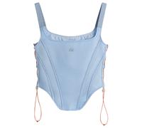 Adidas Women's x Miaou Corset Top Clear Blue Large