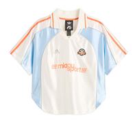 Adidas Women's x Miaou Football Cropped Top Chalk White Large