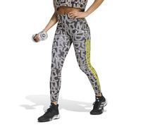 adidas Women's x RIO FARM RIO OPTIME LEGGINGS, black/Crystal Linen/unity lime, L