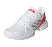 adidas Women's X Stella McCartney Court Tennis Shoes Sneaker, White/Silver Metallic/Lucid Red, 7 UK