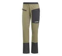 adidas Womens Xpr Fast Pant Ski Trouser in Olive Strata - Green - Size 12 UK
