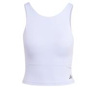adidas Women's Yoga Cropped Tank with Inner Shelf, Violet Tone, L