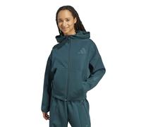 adidas womens Z.n.e. Full-zip Hoodie, Aurora Ivy, Medium