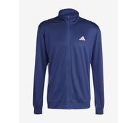 Adidas Workout Essentials All-set 3 Stripes Knit Full Zip Sweatshirt Blue XL Men