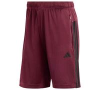 adidas - Workout Essentials Base 3-Stripes Pique Short - Shorts size L - Length: 9'', red