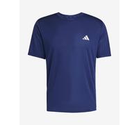 adidas Workout Essentials Base 3-Stripes Short Sleeve T-Shirt Dark Blue White - XL