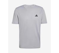 adidas Workout Essentials Base 3-Stripes Short Sleeve T-Shirt Grey Black - M