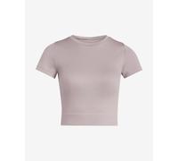 adidas Women's Workout Essentials Knit Baby Tee, preloved fig, L