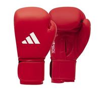 adidas World Boxing Licensed Gloves for Competition | Made of Leather, High Compression Foam Padding for Optimal Shock Absorption, with Elasticated Strap