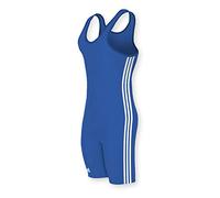 adidas Wrestling 3 Stripes Singlet - Royal/White - XLarge
