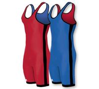 adidas Wrestling Reversible Singlet - Red/Royal - XLarge