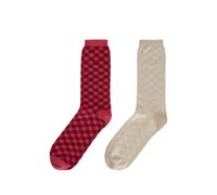 adidas x adidas check-pattern logo-embroidered socks (set of two) - Pink XS-S-M-L-XL