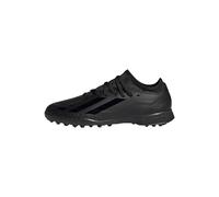 adidas Boys Boy's Juniors X Crazyfast.3 Turf Football Boots in Black Textile - Size UK 1