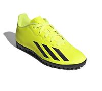 adidas X Crazyfast.4 Unisex Adults' Trainers, Team Solar Yellow Black White, 10.5 UK