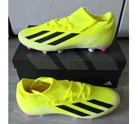 adidas Unisex X Crazyfast League FG, Solar Yellow/Core Black/Cloud White, 10 UK