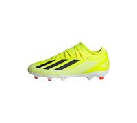 adidas X Crazyfast League Firm Ground Boots Football, Solar Yellow/Core Black/Cloud White, 1 UK Child