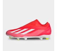 Adidas X Crazyfast League Laceless Firm Ground Football Boots 9 Red/Wht/Yellow