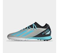 adidas X Crazyfast League Turf Football Boots 10 Silver/Blue/Blk