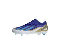 adidas X Crazyfast Messi League Firm Ground Boots Football, Lucid Blue/Blue Burst/Cloud White, 4.5 UK Child