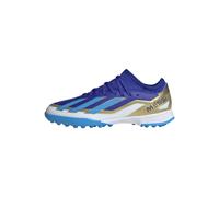 adidas X Crazyfast Messi League Turf Boots Football, Lucid Blue/Blue Burst/Cloud White, 5.5 UK Child