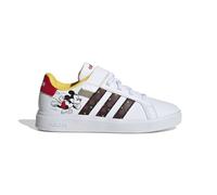 Adidas x Disney Kids Grand Court Mickey Hook-and-Loop Shoes Colour: White, Size: 1.5 UK