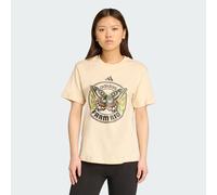 Adidas X Farm Graphic Short Sleeve T-shirt Beige XL Women