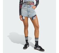 Adidas x Jeremy Scott Women's Slim Fit Denim Booty Shorts 'Indigo ' - Size 26"