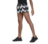 Adidas X Marimekko Shorts Track Pants Training Shorts Black White