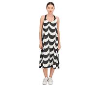 Adidas X Marimekko Tank Dress Fashion Midi Dress Summer Dress H20489 Black White