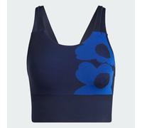 adidas x Marimekko Women's Aeroknit Long Line Bra Legend Ink Blue GU4588