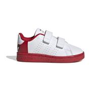 Adidas x Marvel Infant Advantage Spider-Man Hook-and-Loop Shoes Colour: White, Size: 6c UK
