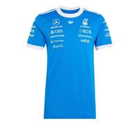 adidas x Mercedes AMG Petronas Formula 1 Team Blue Wonder Driver Jersey Asia Sizing 'Blue Bird' KW1660 XL