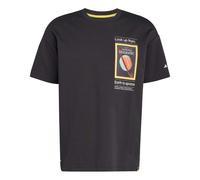 adidas x National Geographic Aeroready Graphic T-Shirt Asia Sizing 'Earth to Space Black' JD5964 XL
